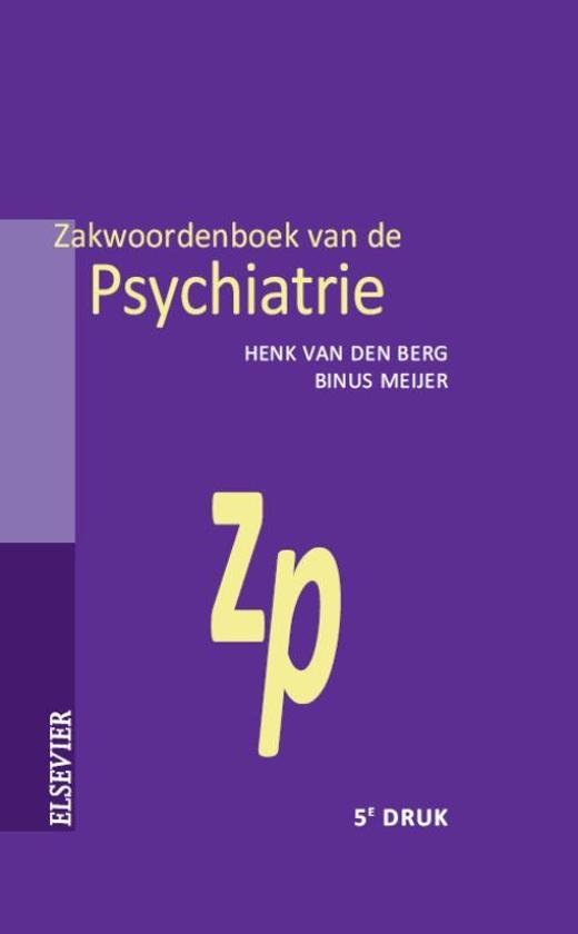 Berg, Henk van den, Binus Meijer - Zakwoordenboek van de psychiatrie