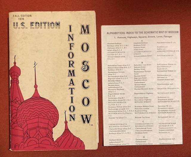 Shelvy, V.G. (ed.) - U.S. edition of Information Moscow : the most current reference handbook on Moscow available. Fall 1978, volume1, number 1