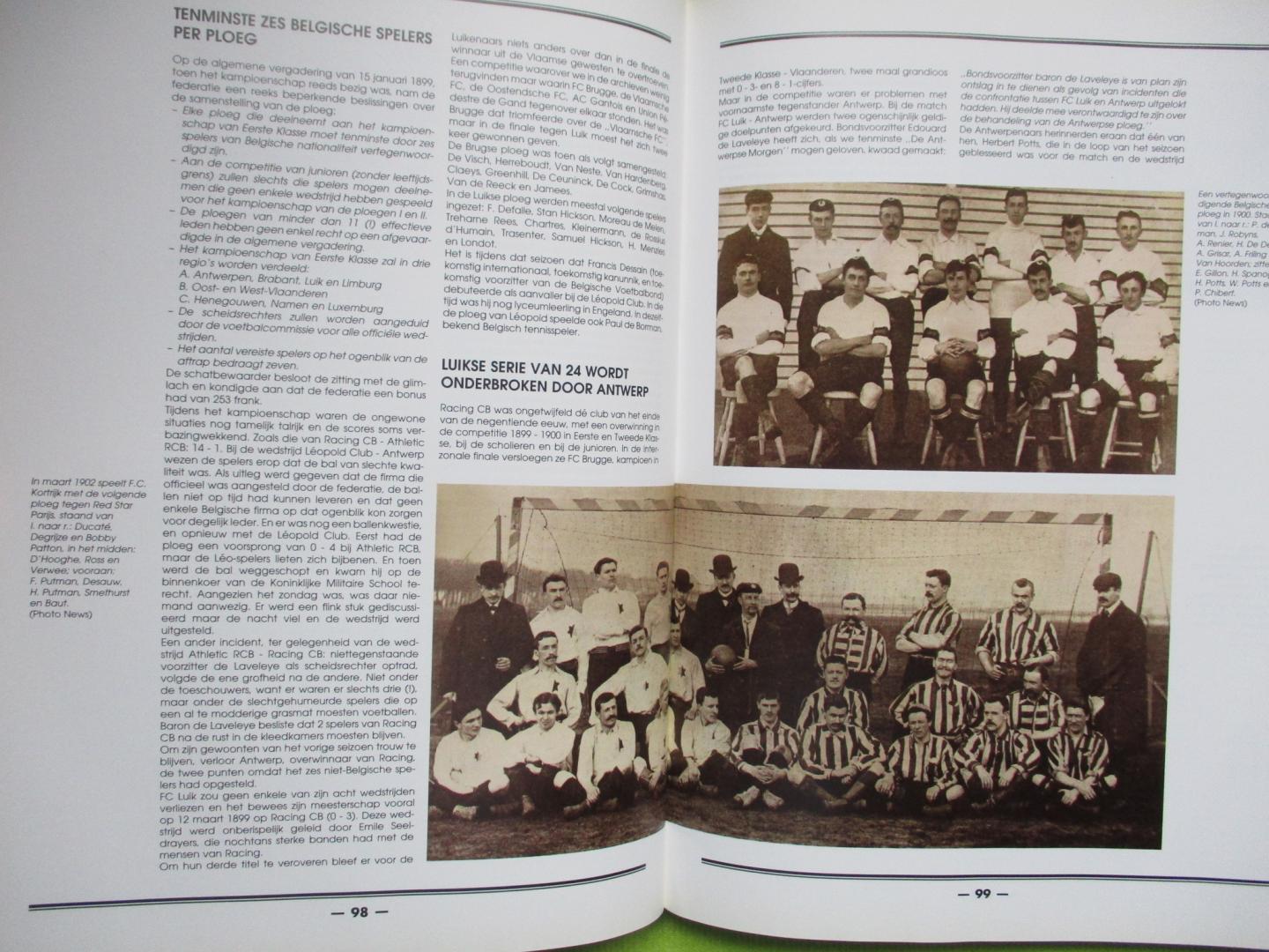 Bob Deps & Henry Guldemont - 100 jaar voetbal in België.
