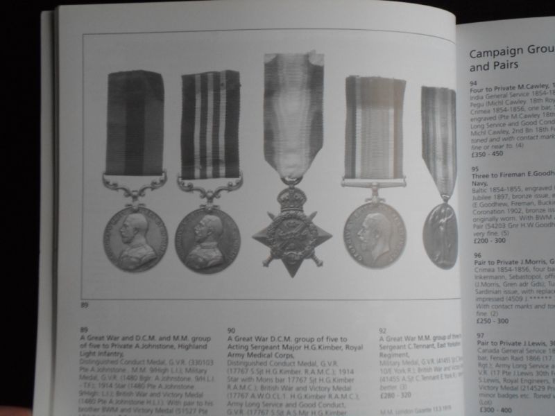 Catalogus Bonhams - Orders, Decorations, Medals, Banknotes, Scripophily and Coins