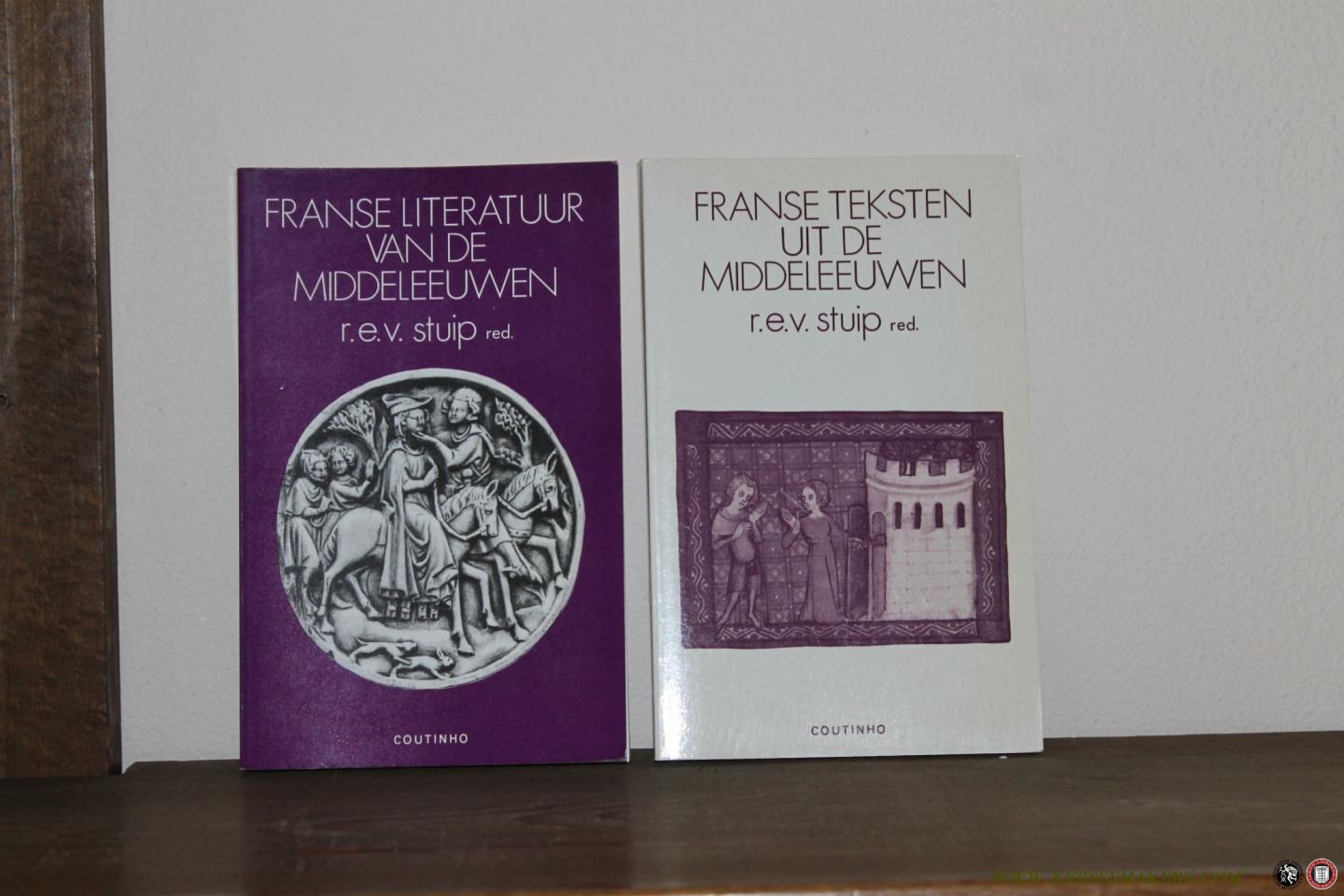 STUIP, R. (redactie) - Franse literatuur van de middeleeuwen + Franse teksten uit de Middeleeuwen