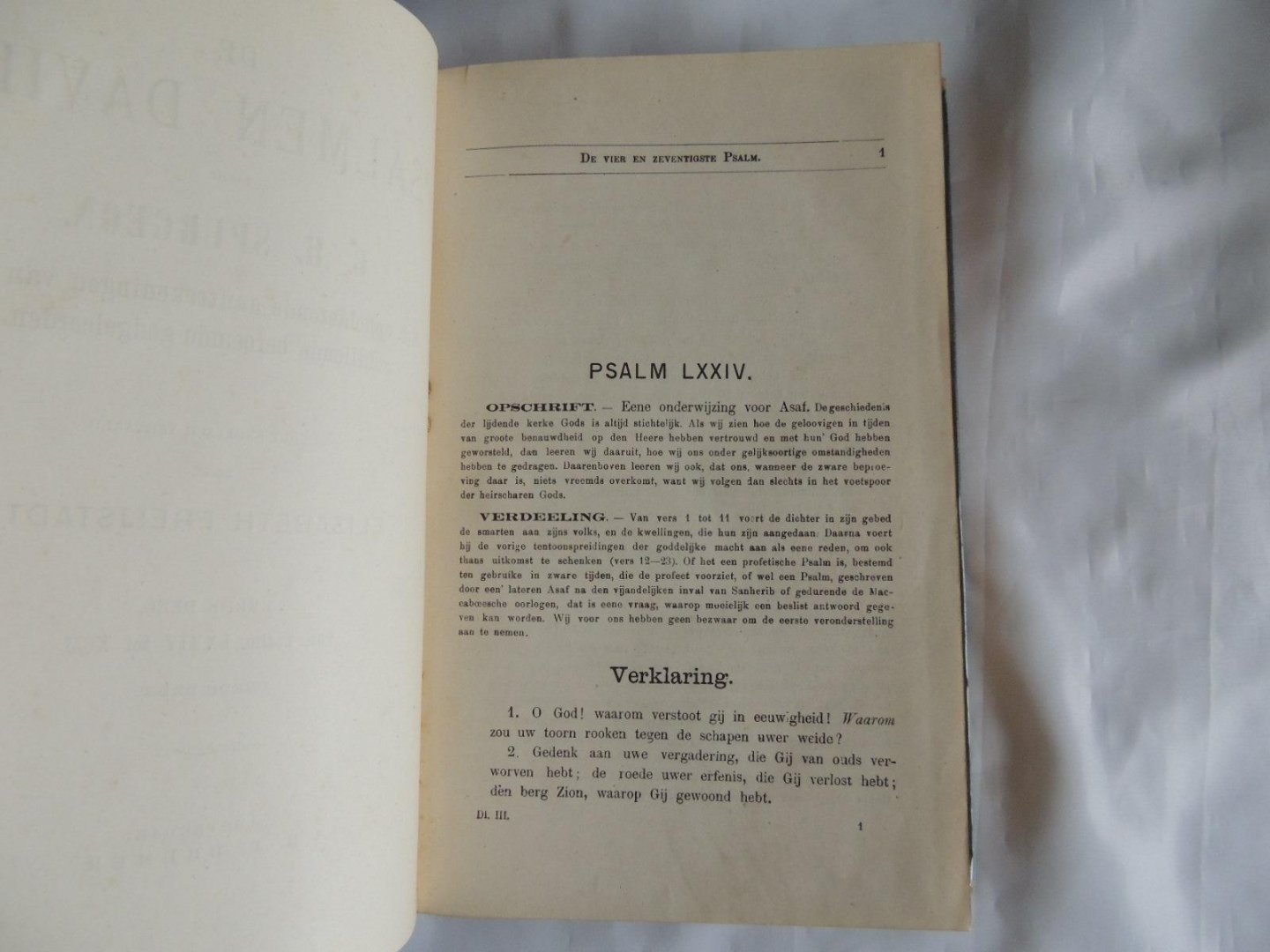 Spurgeon C. H. - Elisabeth Freijstadt - De Psalmen Davids door C.H. Spurgeon. met ophelderende aanteekening en van verschillende beroemde Godgeleerden