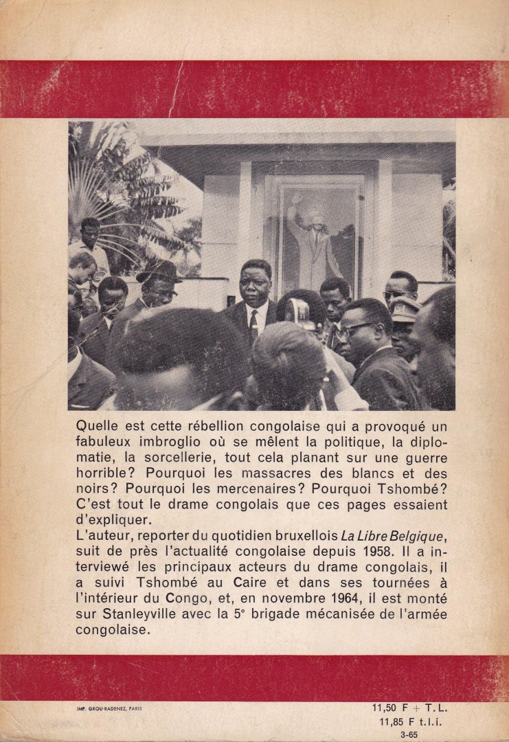KESTERGAT, Jean - Congo Congo - De l'indépendance à la guerre civile