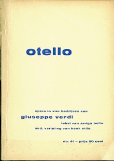 VERDI, Giuseppe / Milo, Henk (vert.) - OTELLO