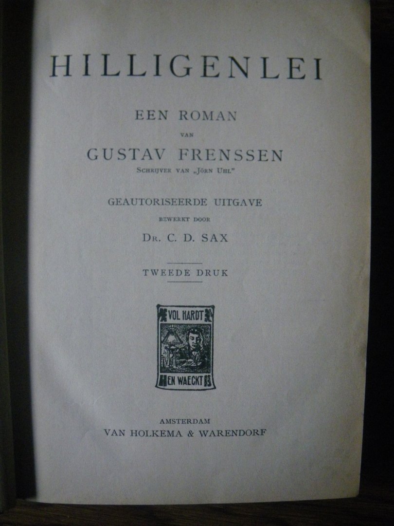 Frenssen, Gustav (bew. C.D. Sax) - Hilligenlei