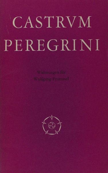 Goldschmidt, Manuel (ed.). - Widmungen für Wolfgang Frommel.