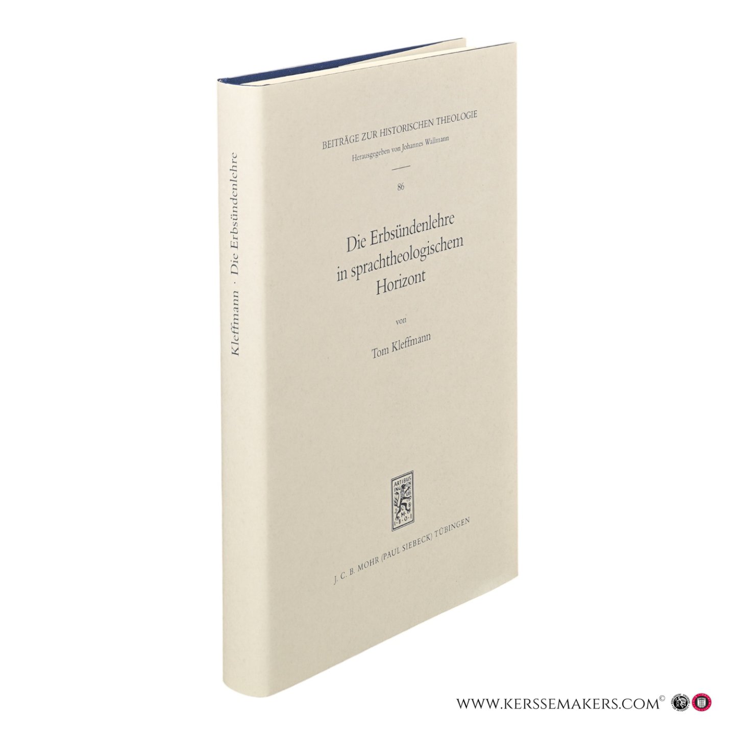 Kleffmann, Tom. - Die Erbsündenlehre in sprachtheologischen Horizont. Eine Interpretation Augustinus, Luthers und Hamanns.