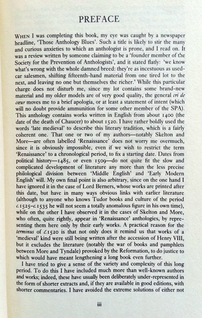 Gray, Douglas - The Oxford Book of Late Medieval Verse & Prose (ENGELSTALIG)