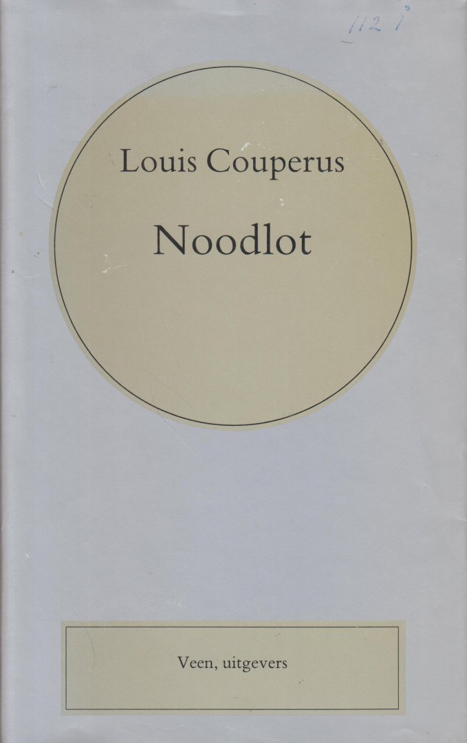 Couperus (Den Haag, 10 juni 1863 - De Steeg, 16 juli 1923), Louis Marie-Anne - Noodlot - Frank Westhove is een Nederlandse ingenieur, woonachtig in Londen. Bij toeval ontmoet hij zijn vroegere kameraad Bertie, die in de Verenigde Staten gewoond heeft. Bertie leeft daar bijzonder armoedig en vraagt zijn vriend om onderdak.