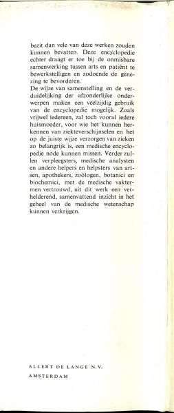 Bruïne Ploos van Amstel, Dr.P.J. de - Medische encyclopedie voor gezin en verpleging