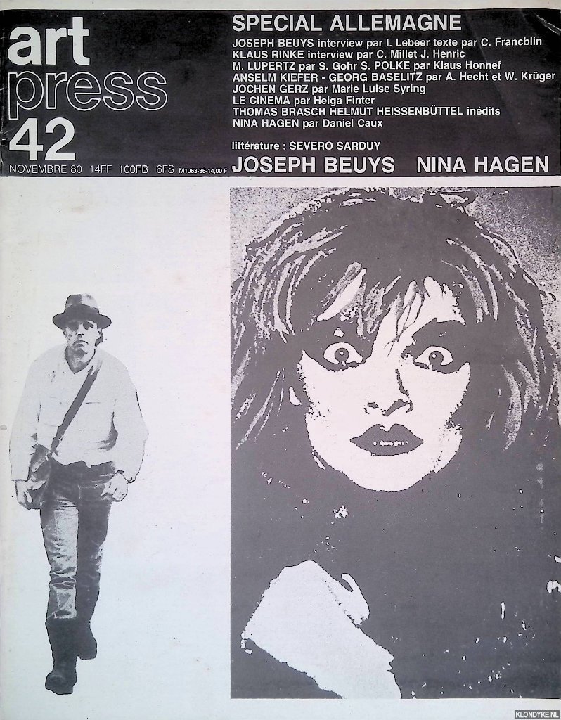 Francblin, Catherine - and others - Art Press: Special Allemagne: Novembre 80: Joseph Beuys Nina Hagen