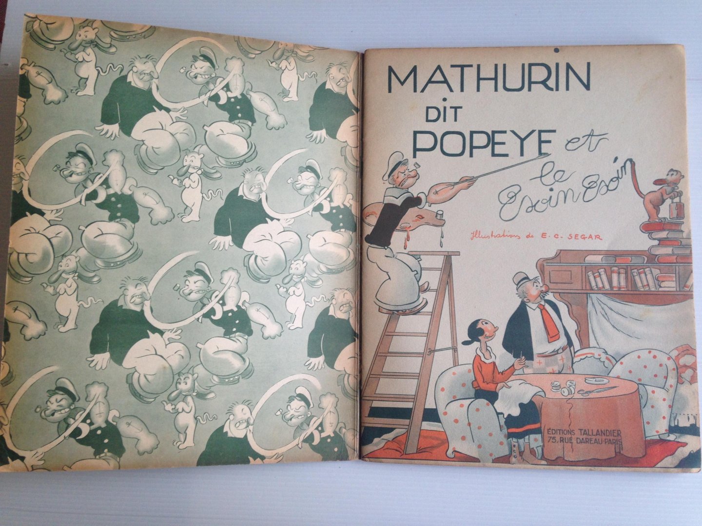 Segar, E.G. - Mathurin dit Popeye et le Tsoin-Tsoin