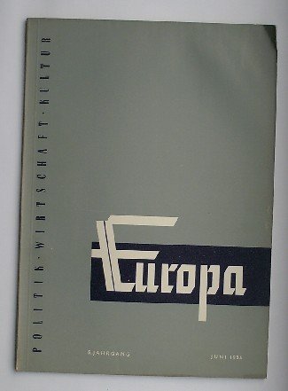 (ed.), - Europa. Politik, Wirtschaft, Kultur.