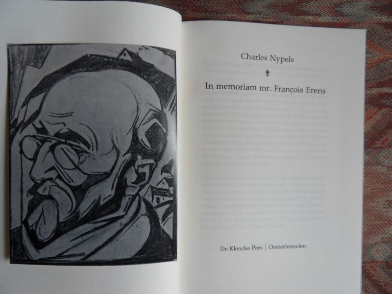 Nypels, Charles. - In Memoriam Frans Erens. [ Genummerd ex. 20 / 32 ].
