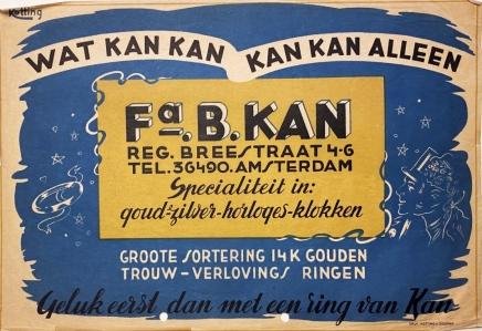 KAN, Fa. B. - Wat Kan kan, kan Kan alleen. (Raambiljet).