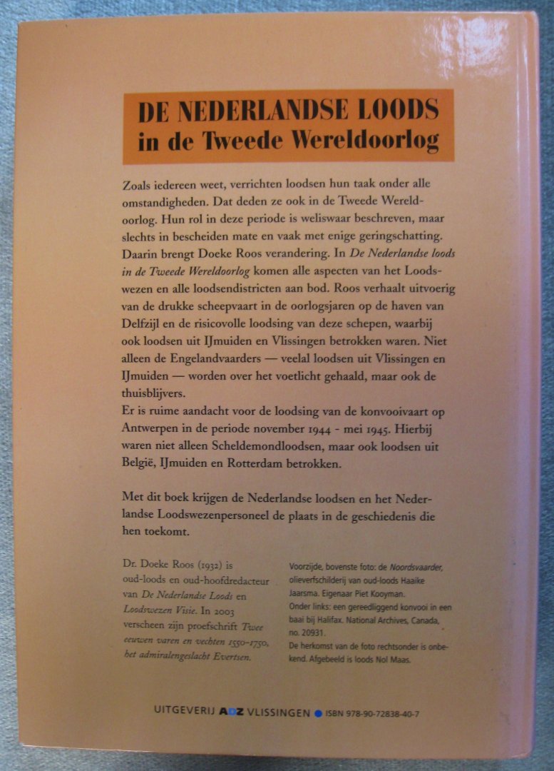 Roos, Doeke - De Nederlandse loods in de Tweede Wereldoorlog
