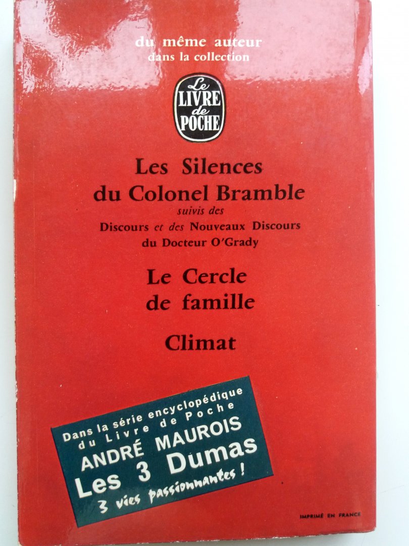 Maurois, André - Ni Ange, ni bête (FRANSTALIG)