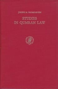 BAUMGARTEN, JOSEPH M - Studies in Qumran law