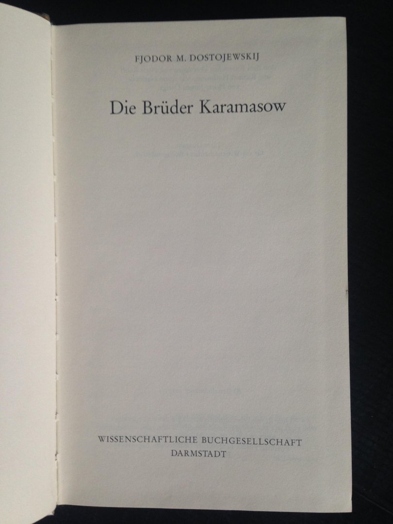 Dostojewskij, Fjodor M. - Die Brüder Karamasow