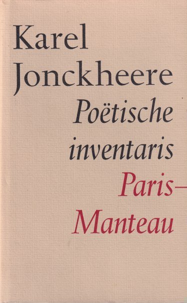 Jonckheere, Karel - Poëtische inventaris