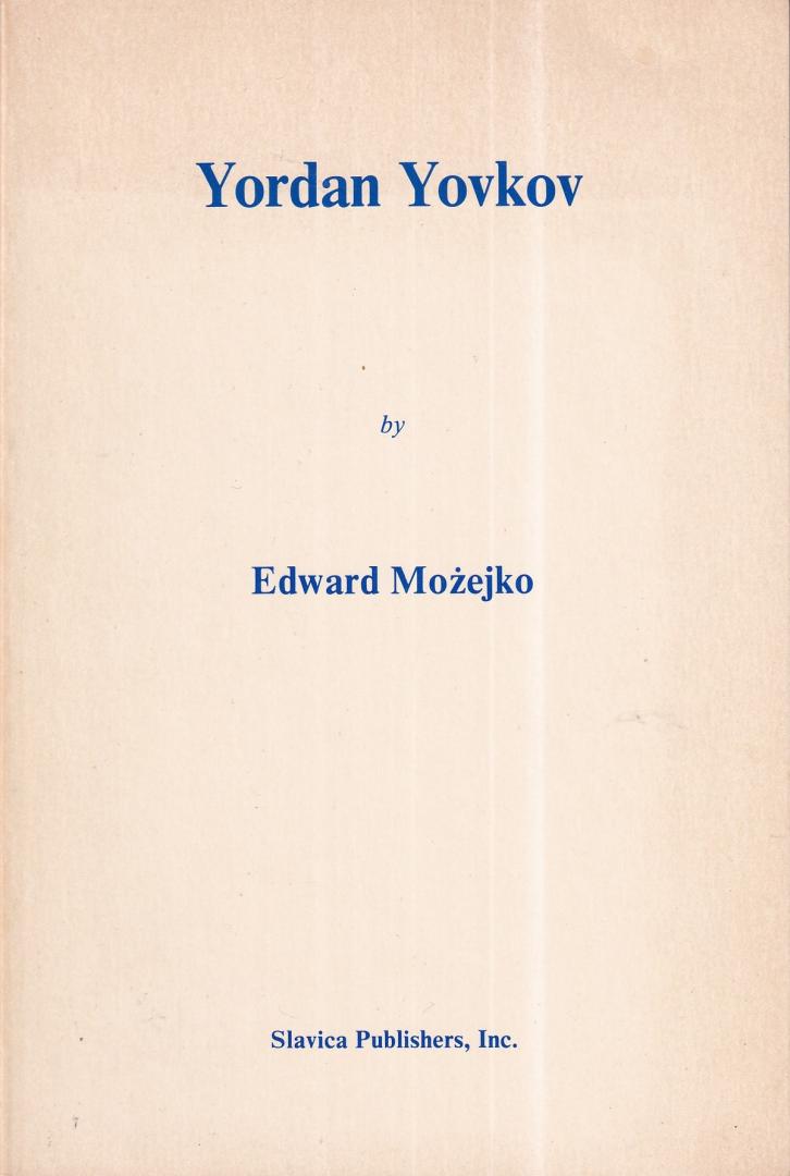 Mozejko, Edward - Yordan Yovkov