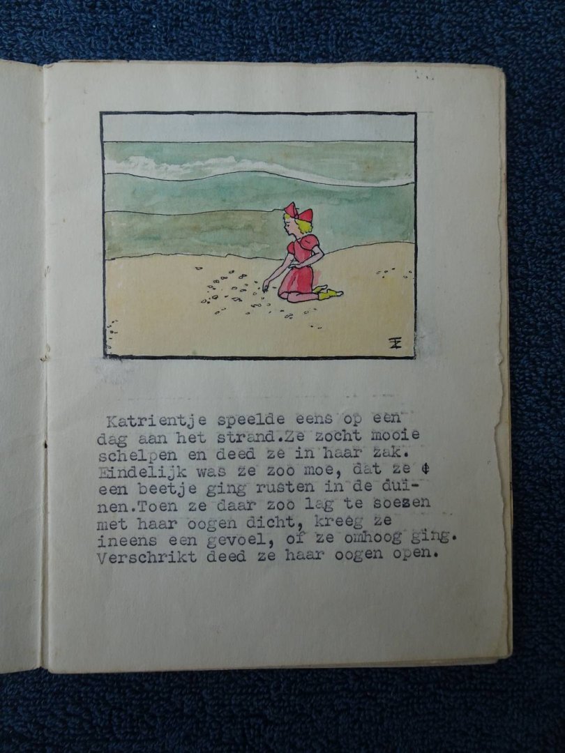 Blok, Nel (?). - KA-trien-tje op de- Maan.