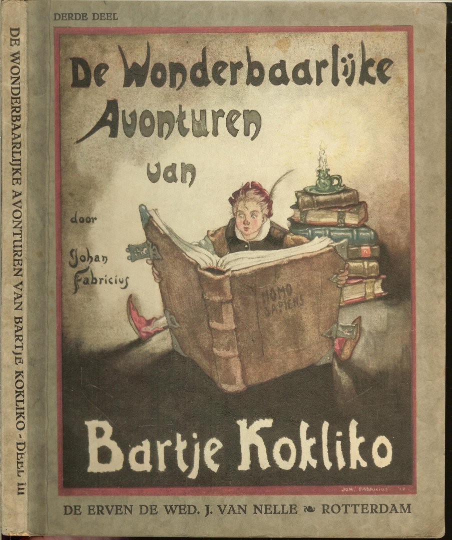 Fabricius, Johan  Met tekeningen  van Karel Thole - De wonderlijke avonturen van Bartje Kokliko.