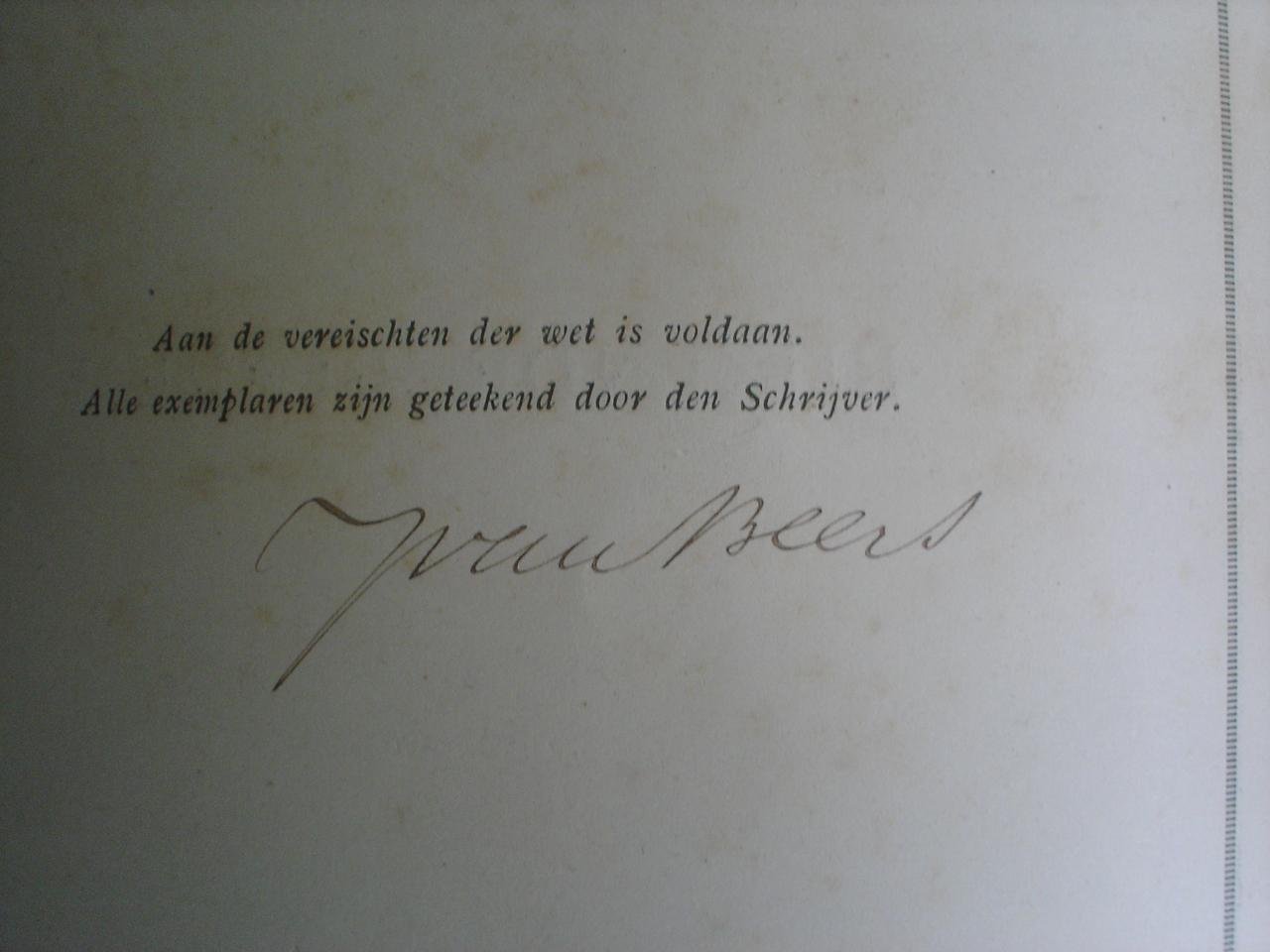 Jan van Beers - Rijzende blaren. Poëzie. Met penteekeningen van Jan van Beers zoon