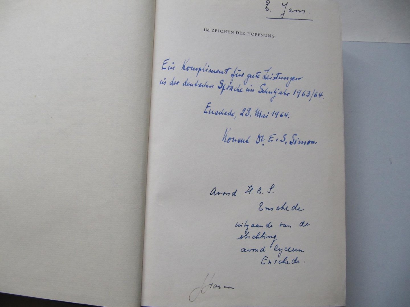 Erwin de Haar - Im Zeichen der Hoffnung