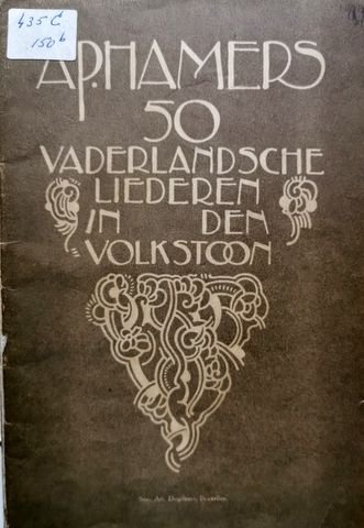 Hamers, Adriaan P.: - 50 vaderlandsche liederen in den volkstoon deels getoonzet, deels bewerkt
