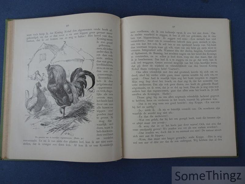 Louwerse, P. [Pieter] - Het leven van Reintje de Vos: oude en nieuwe vossen-verhalen verzameld door P. Louwerse. Met 40 houtgravuren.