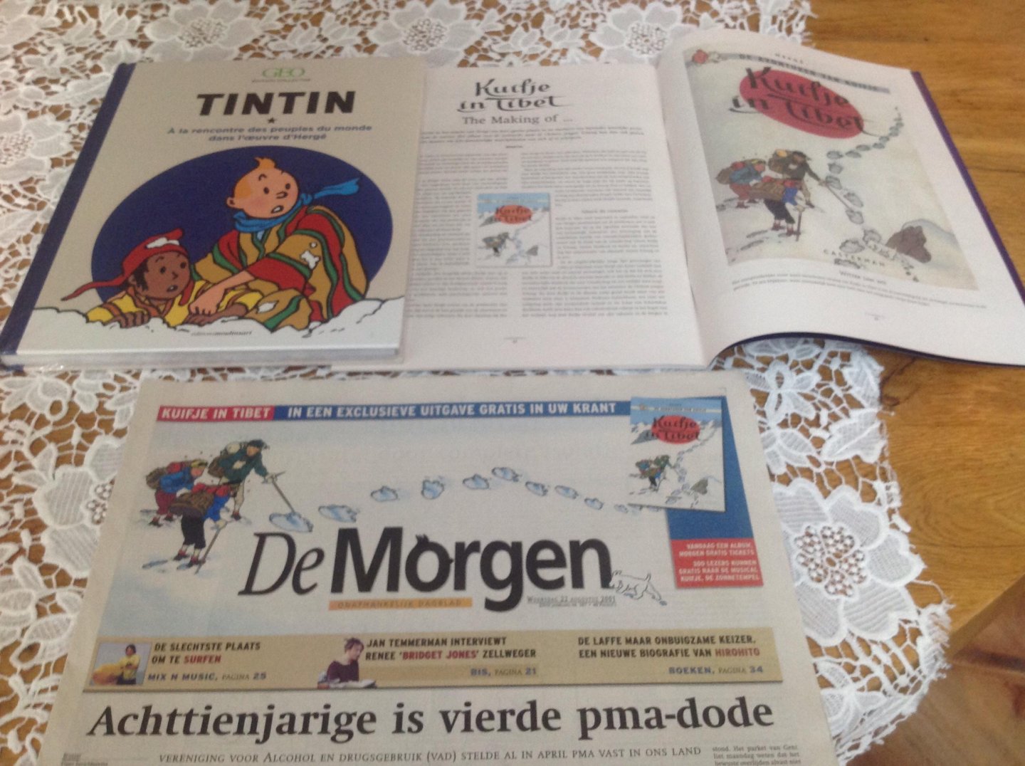  - Geo  Edition Collector Tintin à la rencontre Des peuples du monde dans l'oeuvre d' Hergé