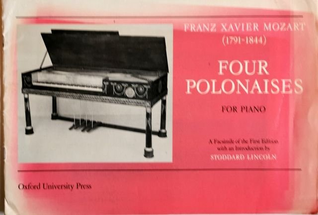 Mozart, Franz Xavier: - Four polonaises for piano. A facsimile of the first edition