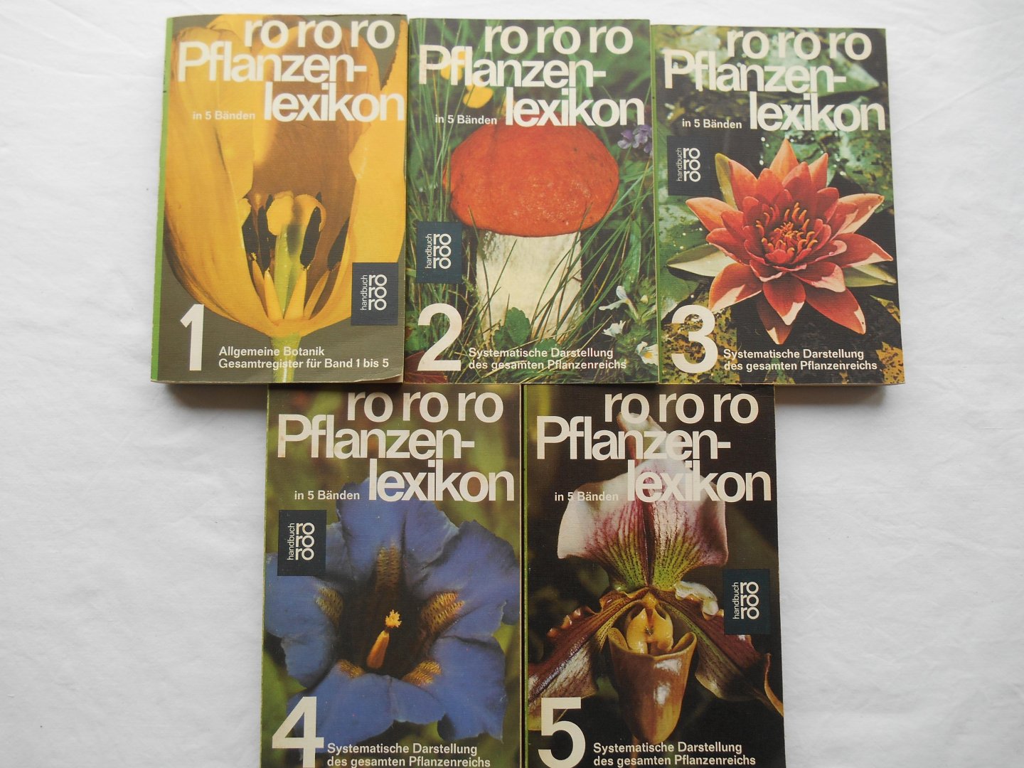 rororo-Pflanzenlexikon - rororo-Pflanzenlexikon - In 5 Bänden (komplett).