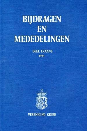 Diverse - Bijdragen en Mededelingen Deel LXXXVI 1995