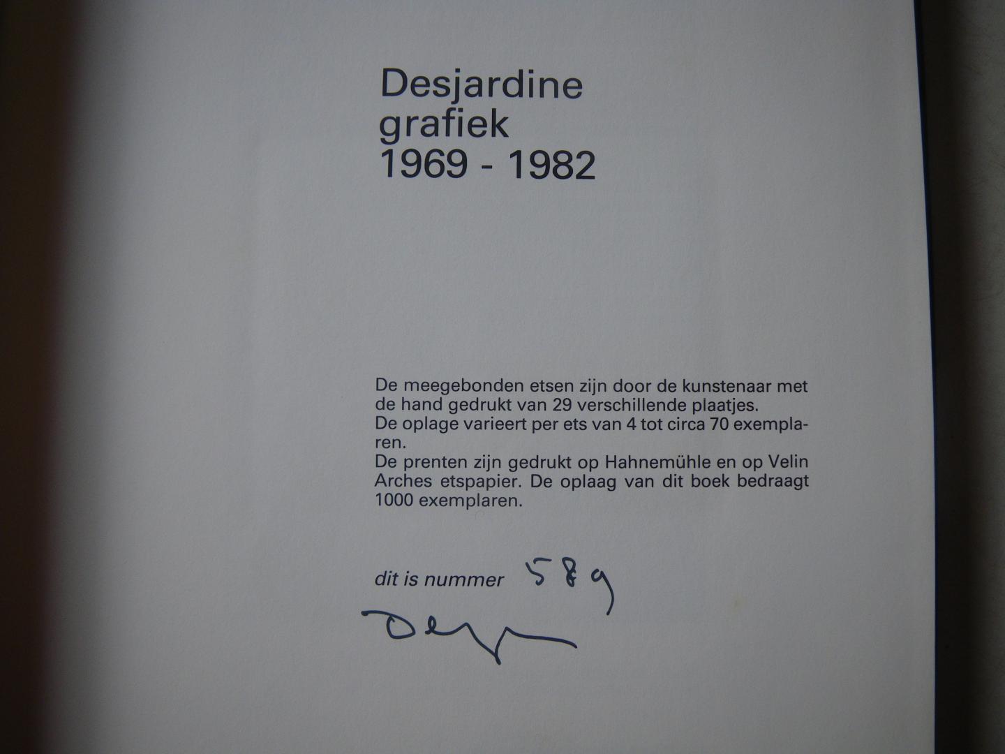 Desjardine - Desjardine Grafies werk 1969 - 1982