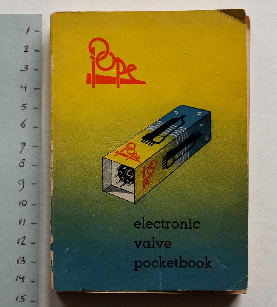 Pope - Pope's  Draad & Lampenfabrieken - Pope electronic valve pocketbook