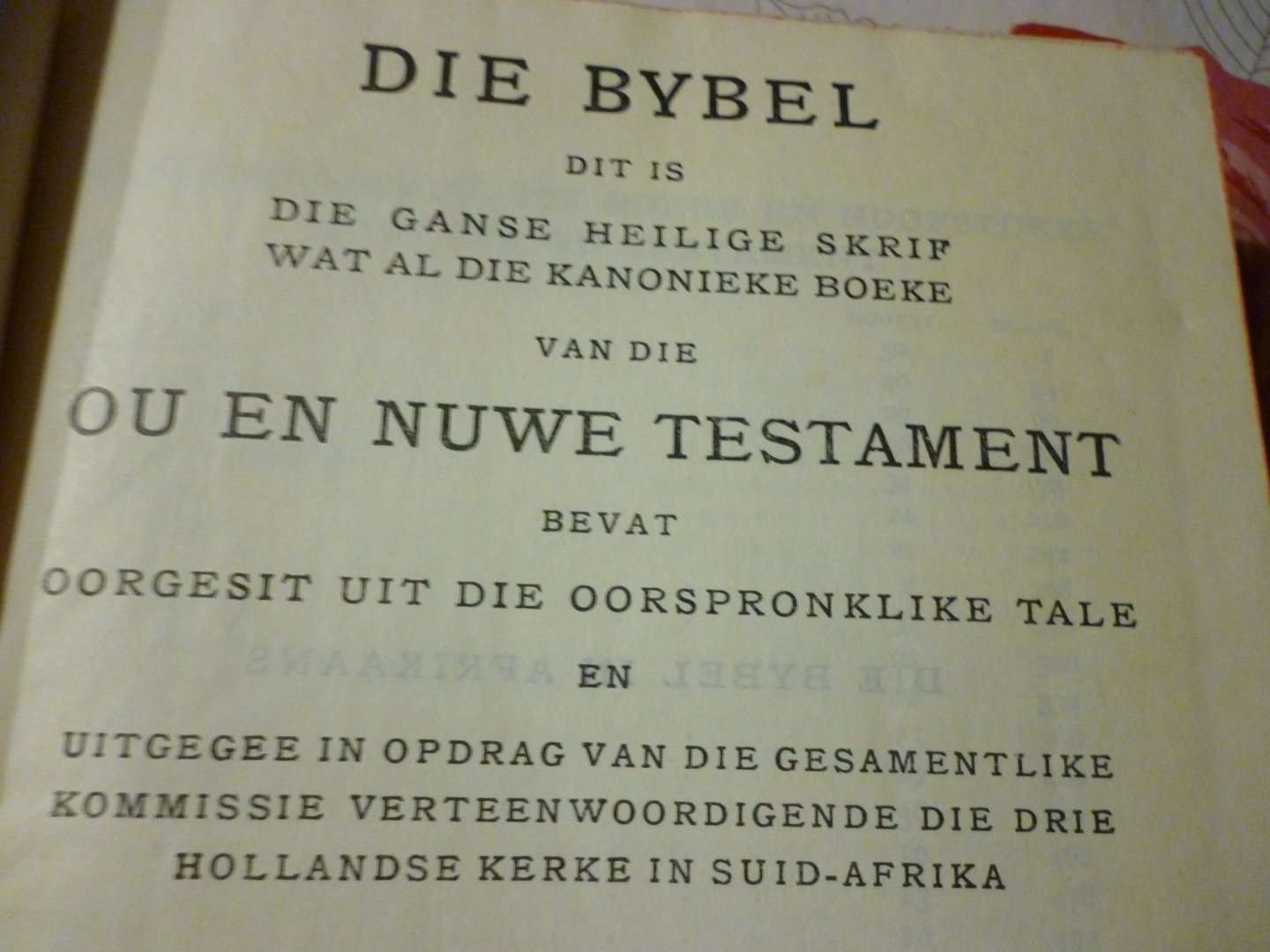 gesamentlike kommissie - Die Bybel