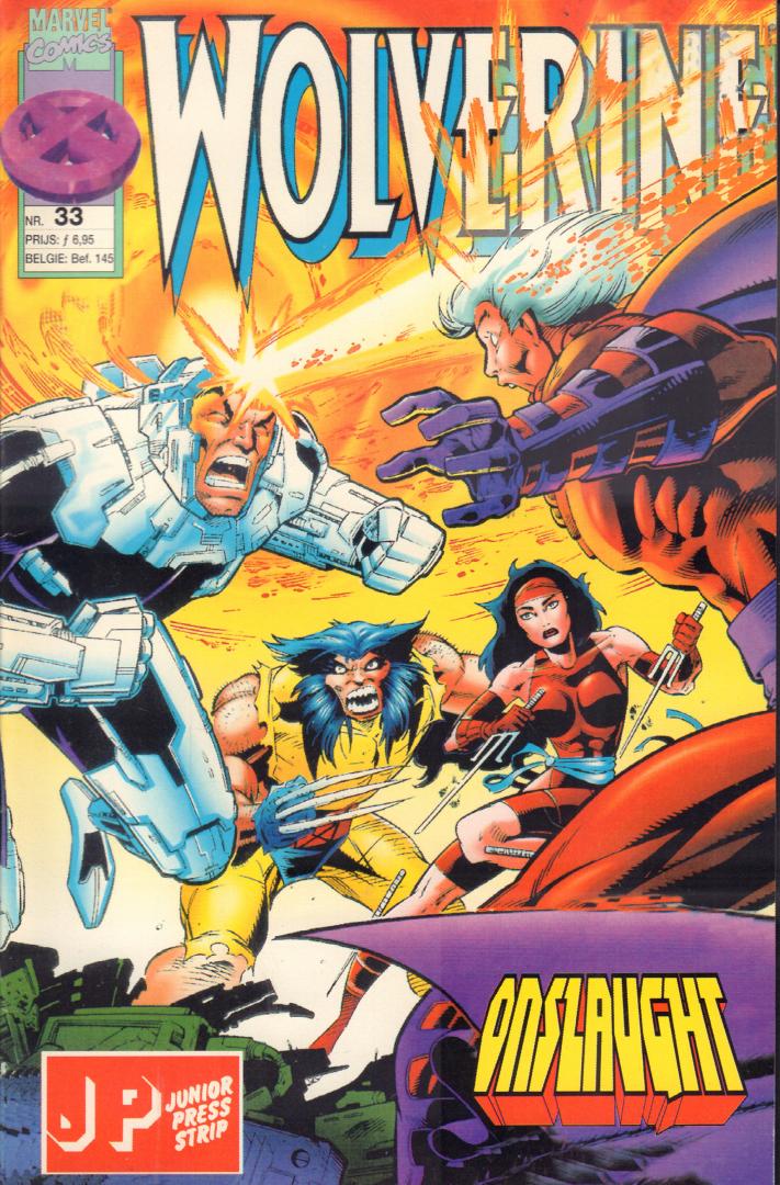 Junior Press - Wolverine nr. 33, geniete softcover, zeer goede staat