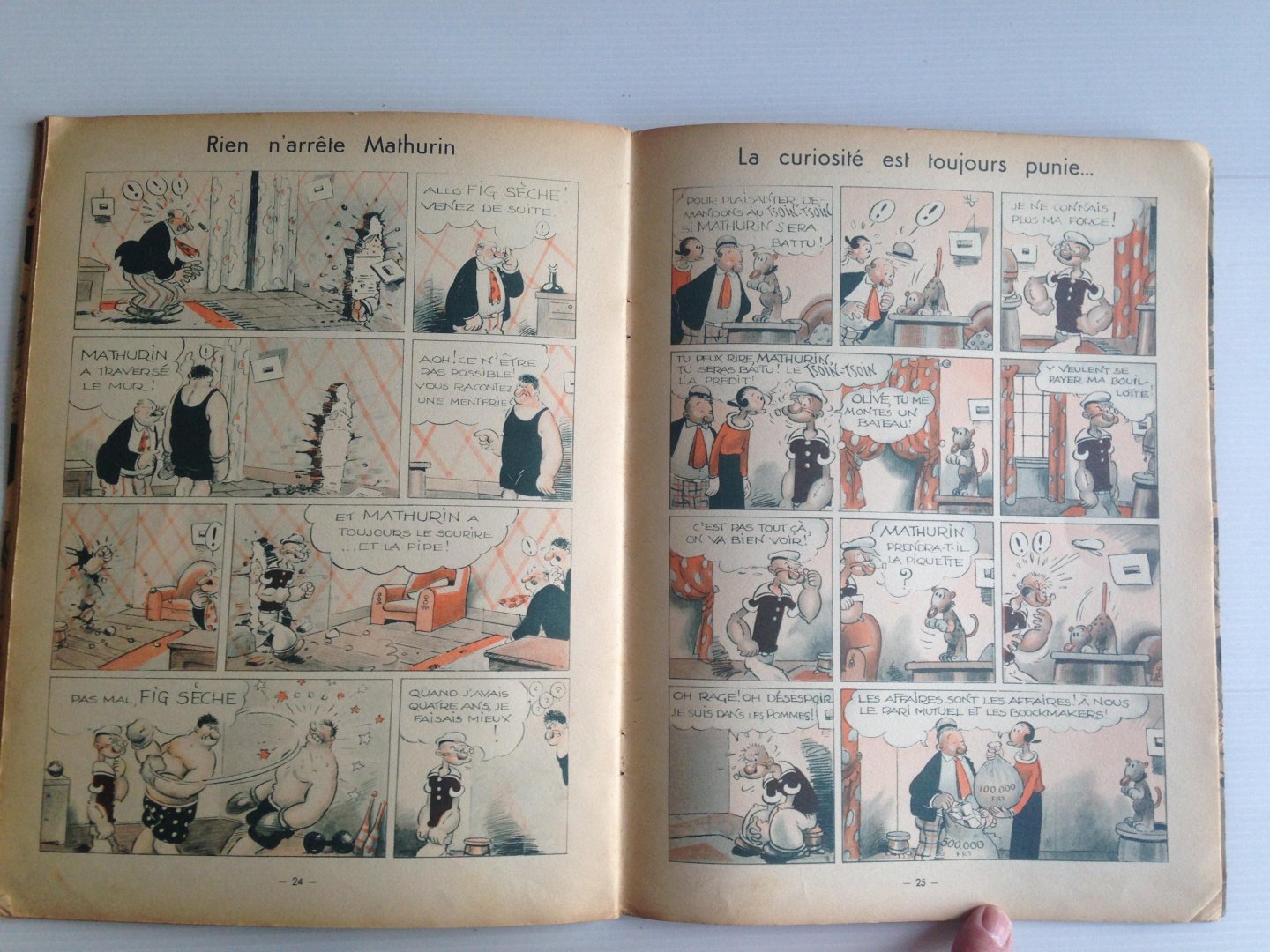 Segar, E.G. - Mathurin dit Popeye et le Tsoin-Tsoin