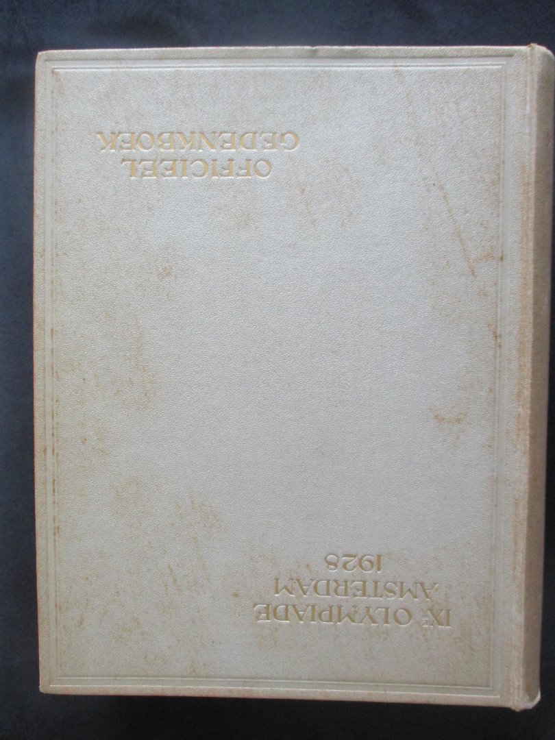 J.H. de Bussy, Amsterdam - IXe Olympiade 1928 Officieel gedenkboek Luxe editie
