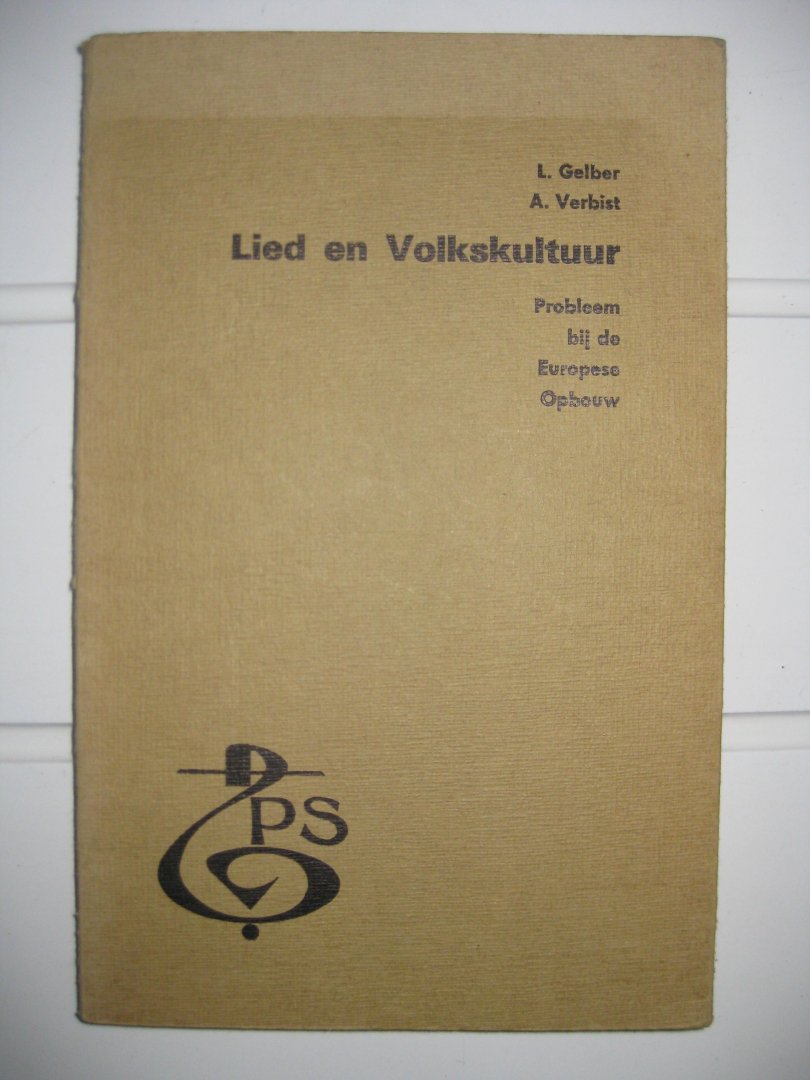 Gelber, L. en Verbist, A. - Lied en Volkskultuur.