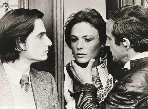 Truffaut, François (dir.) - Day for Night/La Nuit Américaine. Film still featuring Jean-Pierre Léaud, Jacqueline Bisset and François Truffaut