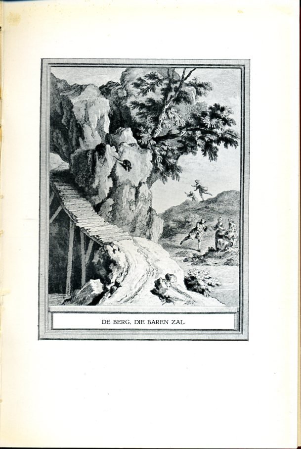 Fontaine, La - De fabels van La Fontaine. Vertaald door M.G.L. van Loghem. 20 reproducties naar prenten in de uitgave van 1759