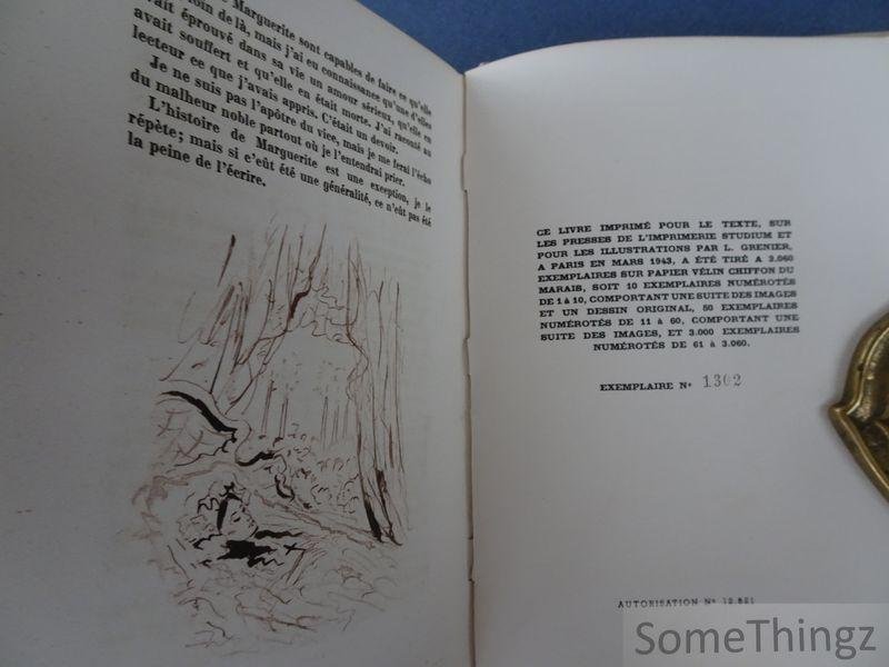 Alexandre Dumas, fils et François Salvat (ills.) - La Dame aux Camelias. Illustration de François Salvat.