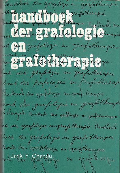 Chandu, Jack F - Handboek der grafologie en grafotherapie (Met alle losse bijlagen, waaronde de grafometer!)