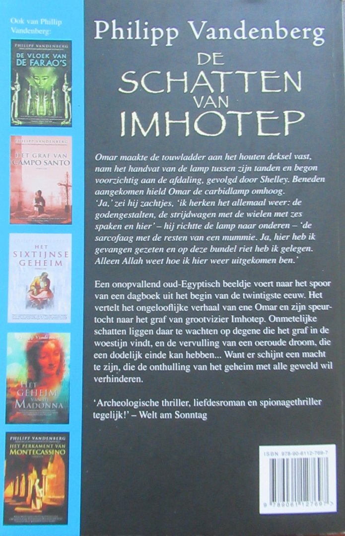 Vandenberg, Philipp - De schatten van Imhotep