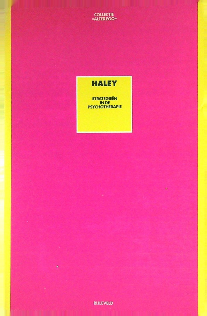 Haley, Jay - Strategieen in de psychotherapie