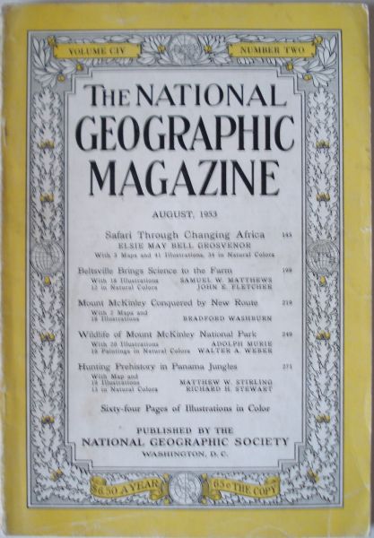 Diverse auteurs - National Geographic  1953 August. Vol.CIV : 2