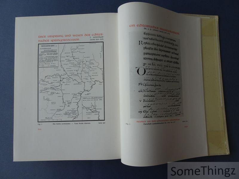 N. Goetzinger. - Willebrordus: recueil de mémoires publiés pour le XIIe centenaire de saint Willebrord. / Willebrordus: echternacher festschrift zur XII. jahrhundertfeier des todes heiligen Willebrord. [texte FR-D]